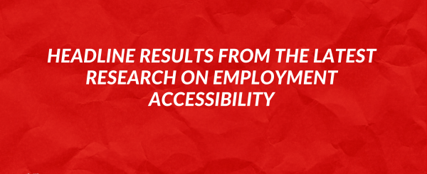 Headline results from the latest research on employment accessibility image